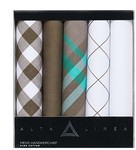100% Cotton ALTA LINEA Box 5 Handkerchiefs Navy Only $5 (RRP $24.95) @ David Jones