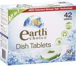 Earth Choice All-in-One Dishwashing Tablets 42pk $11 @ Woolworths