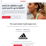 Medibank Private: $400/ $200 adidas Gift Card + Waive 2 and 6 Month Waiting Periods on Extras