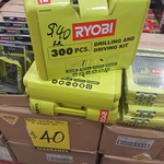 [NSW] Ryobi Drill Bits 300 Pcs $40, 48 Pcs Impact Driving Set in a Hard Plastic Case $15 + More @ Bunnings (Macgraths Hill)