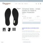 30% off All Natural Cinnamon Insoles - $6.65 (Was $9.50) + Free Delivery @ Cinnamon Insoles