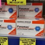 [NSW] Panamax 500mg 100 Tablets $0.69 (Usually $2.49) @ Chemist Warehouse, Ashfield (Sydney)