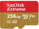 [VIC/NSW] SanDisk Extreme Micro SD Card 256GB $99 R:160MB/s W:90MB/s $99 or + Postage @ Scorptec + Other Clearance Items