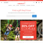 Red Balloon: Bonus 20% off Experiences over $150 (Includes Sale)