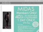 midas shoes coupon