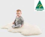 UGG Australia Merino Sheepskin Baby Rug Extra Large Natural Colour $87.57 Delivered (RRP $139) @ Luxe Bedding