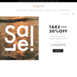 30% off Selected Styles & Already Reduced Items @ Auguste The Label