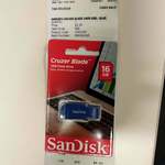 SanDisk Cruzer Blade 16GB USB 2.0 Flash Drive $3 @ Harvey Norman