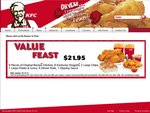 KFC Value Feast (Qld ONLY) $21.95
