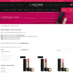 Buy One L'Absolu Rogue Lipstick and Get One Free (2 for $55) @ Lancome