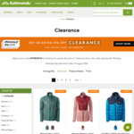 10% off All Clearance Items @ Kathmandu.com.au