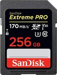 [Prime] SanDisk Extreme Pro 256GB SDXC Card 170MB/s $69 Delivered @ Amazon AU