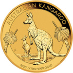 Perth Mint 2020 Australian Kangaroo 1/10oz Gold Bullion Investor Coin $299.80 + $17.50 Shipping @ Perth Mint eBay