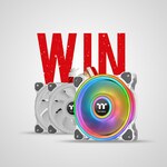 Win a 3-Pack Riing Quad RGB 12cm Fans from Thermaltake ANZ