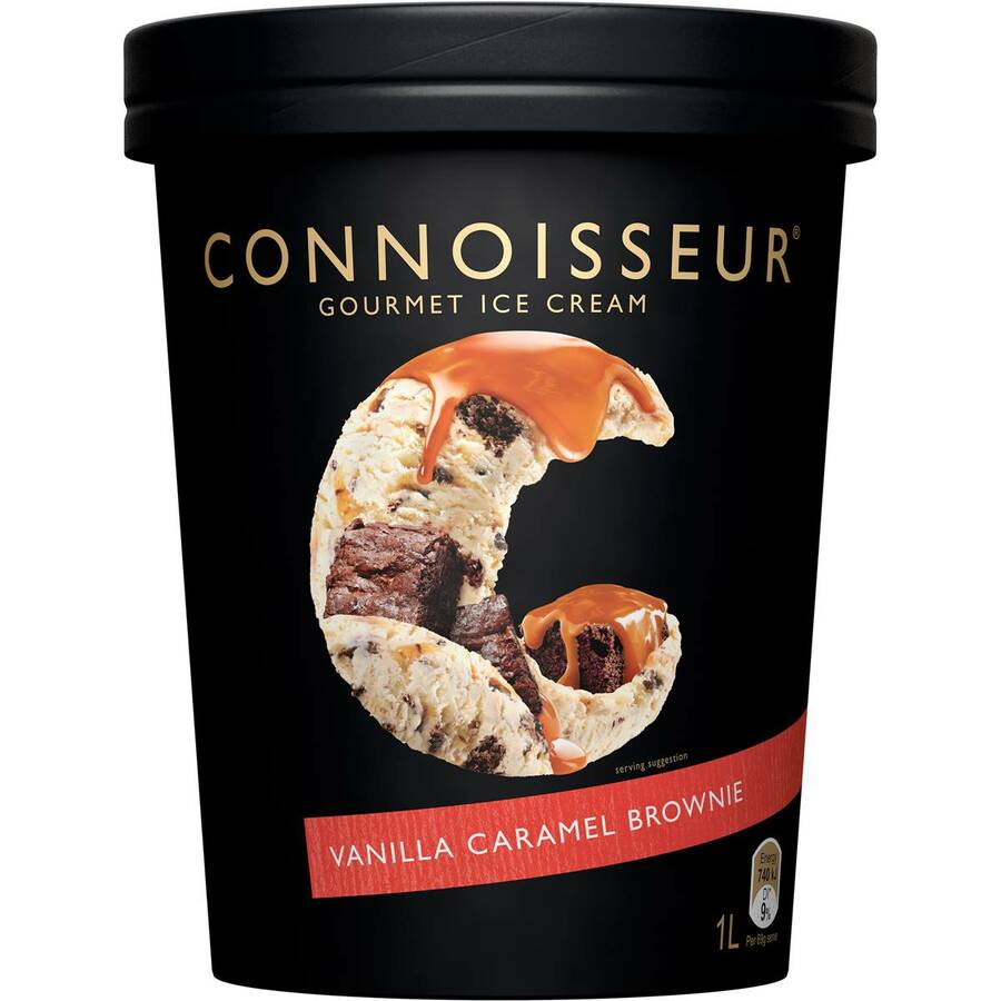 ½ Price 1L Connoisseur Ice Cream Tubs $5.50 @ Woolworths - OzBargain