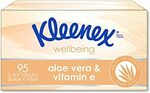 Kleenex Facial Tissues Aloe Vera & Vitamin E or Eucalyptus (95 Tissues) $1.30 ($1.17 S&S) + Delivery ($0 with Prime) @ Amazon AU