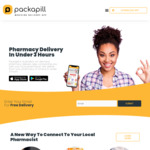 [WA] $10 off Over-The-Counter Medicines for First 3 Orders + $0 Perth Delivery during Lockdown @ Packapill App