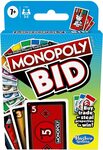 Hasbro Monopoly Bid Card Game $5 + Delivery ($0 with Prime/ $39 Spend) @ Amazon AU