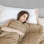 Luxor Linen Premium Weighted Blanket (4.5kg, 152cm x 104cm) $24.50 + Delivery ($0 with Prime/ $39 Spend) @ Amazon AU