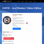 Free AceThinker Video Editor Pro - 1 Year Giveaway Version & Tech Support @ ACETHINKER