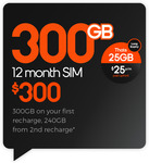 Boost $300 Pre-Paid SIM Starter Kit 365 Days for $228 Delivered (Get 300GB data if activated before 31-03-2022) @ Oz Tech Biz