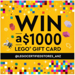 Win a $1,000 LEGO Gift Card from LEGO Certified Stores ANZ