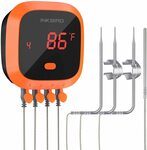 50% off Inkbird Bluetooth Meat Thermometer Waterproof IBT-4XC $45.99 Delivered @ Inkbird Amazon AU