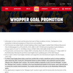 [WA] Free Whopper in-Store if a West Coast Eagles Player Kicks a Goal from outside 50m in a Home Game @ Hungry Jacks App
