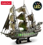 Flying Dutchman Pirate Ship Model US$35.49 (A$53.34) Delivered (A$38.31 with Store Coupon - Expired) @ CubicFun AliExpress
