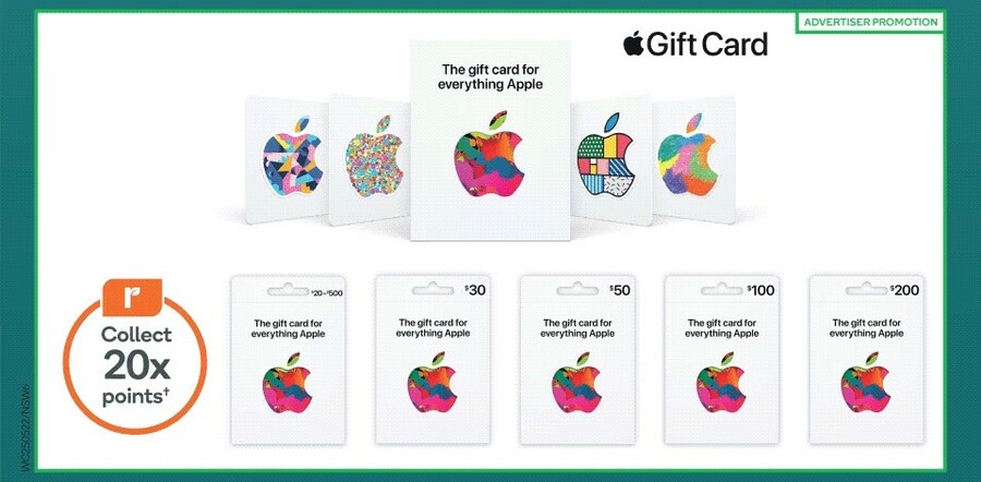 Flybuys Apple Gift Card Promo: Earn 20x Flybuys points