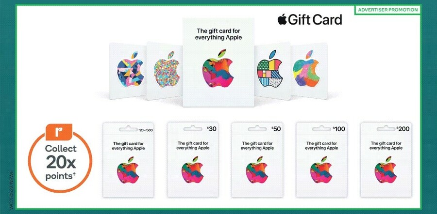 15% off $20 Apple Gift Cards (Excludes Variable Load, Max 5 Per Customer) @  Coles : r/OzBargain