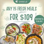 [NSW, QLD, VIC] 15 Pre Made Meals $109 Delivered  @ Cooked Up
