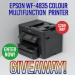 Win an Epson Workforce Pro WF-4835 A4 Multifunction Colour Printer Worth $269 from Device Deal