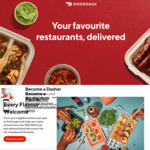30% off Your First 4 Orders (up to $10 off Per Order) @ DoorDash