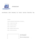 Free Shipping on Custom 3D Print Orders over $99 @ 3d Printing By Kinsoft