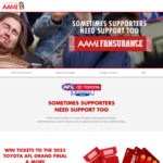 Win a Money Can't Buy 2023 Toyota AFL Grand Final Experience with AAMI
