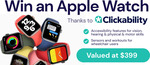 Win an Apple Watch with Clickability [NDIS Provider]