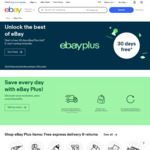 Annual eBay Plus Membership $10