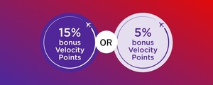 15% Bonus Velocity Points for Your First Auto Transfer or 5% Bonus for Your Next Manual Transfer of Flybuys Points
