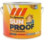 Taubmans Low Sheen White Sunproof Exterior Paint 6L $69.95 + Delivery ($0 with OnePass/ C&C/ In-Store) @ Bunnings