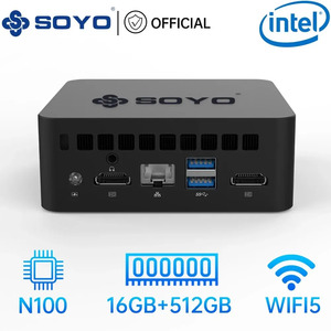 SOYO M2PLUS2 Mini PC: Intel N100, 16GB RAM, 512GB SSD US