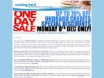 ecruising.travel One Day Monday Madness Cruise Sale - 8 DEC ONLY!
