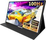 HGFRTEE 18.5" FHD IPS 100Hz Freesync Portable Monitor $119.99 Delivered @ HGFRTEE via Amazon AU