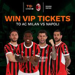 Win an All Inclusive VIP Experience to AC Milan Vs Napoli for Two Plus a Signed AC Milan Jersey from TG Casino