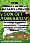 [NT] 50% off Admission Tickets on The 23/11 & 24/11 @Crocodylus Park