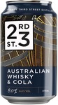 23rd St Whisky & Cola, 8% Alc Carton of 24 × 375ml Cans $136 ($52 off) + Shipping @ Sippify