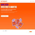 nbn FTTP & HFC 250/25 $80/Month for 6 Months (New and Existing Mobile Customers) @ amaysim