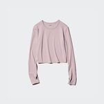 AIRism Ultra Stretch Cropped Long Sleeve T-Shirt $14.90 + $7.95 Delivery ($0 C&C/ in-Store/ $75 Order) @ UNIQLO