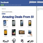 iPhone Cable for $1, $20 off Galaxy S3 4G, after Facebook Login