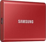 Samsung Portable SSD T7, 500GB, Indigo Blue $66.88 Delivered @ Amazon AU
